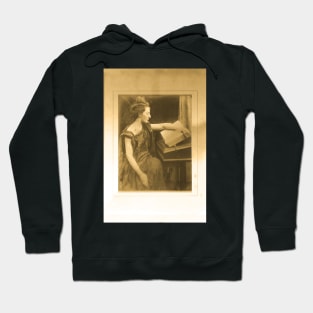 Woman Reading a Book Hoodie